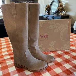 Sofft Samantha Suede Knee High Boot BNWB sz 8🍁